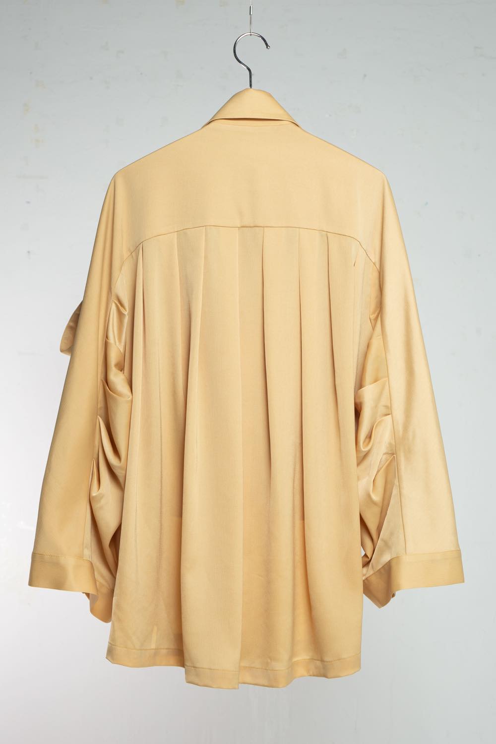 Frilled Big Shirt Mustard
