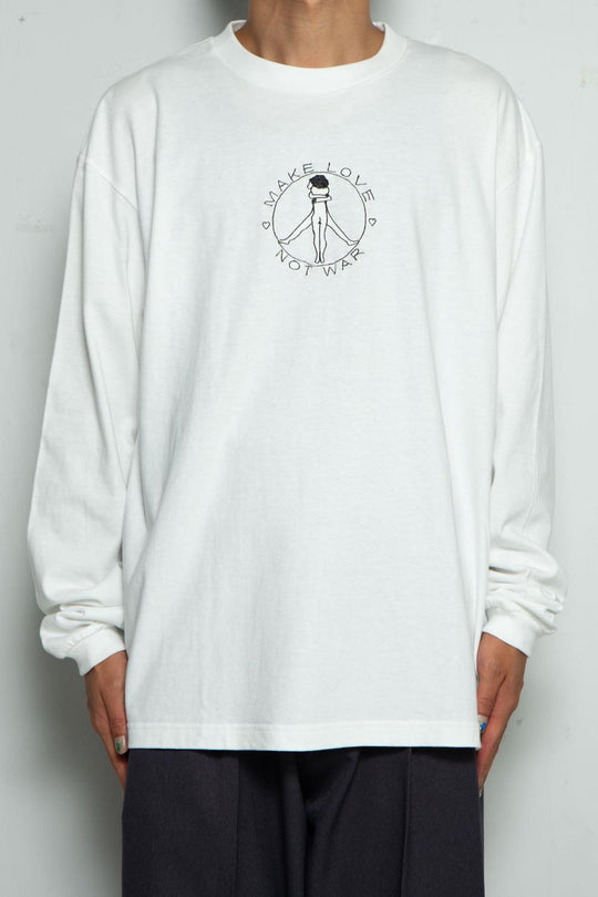 PEACE SYMBOL BIG L/S TEE