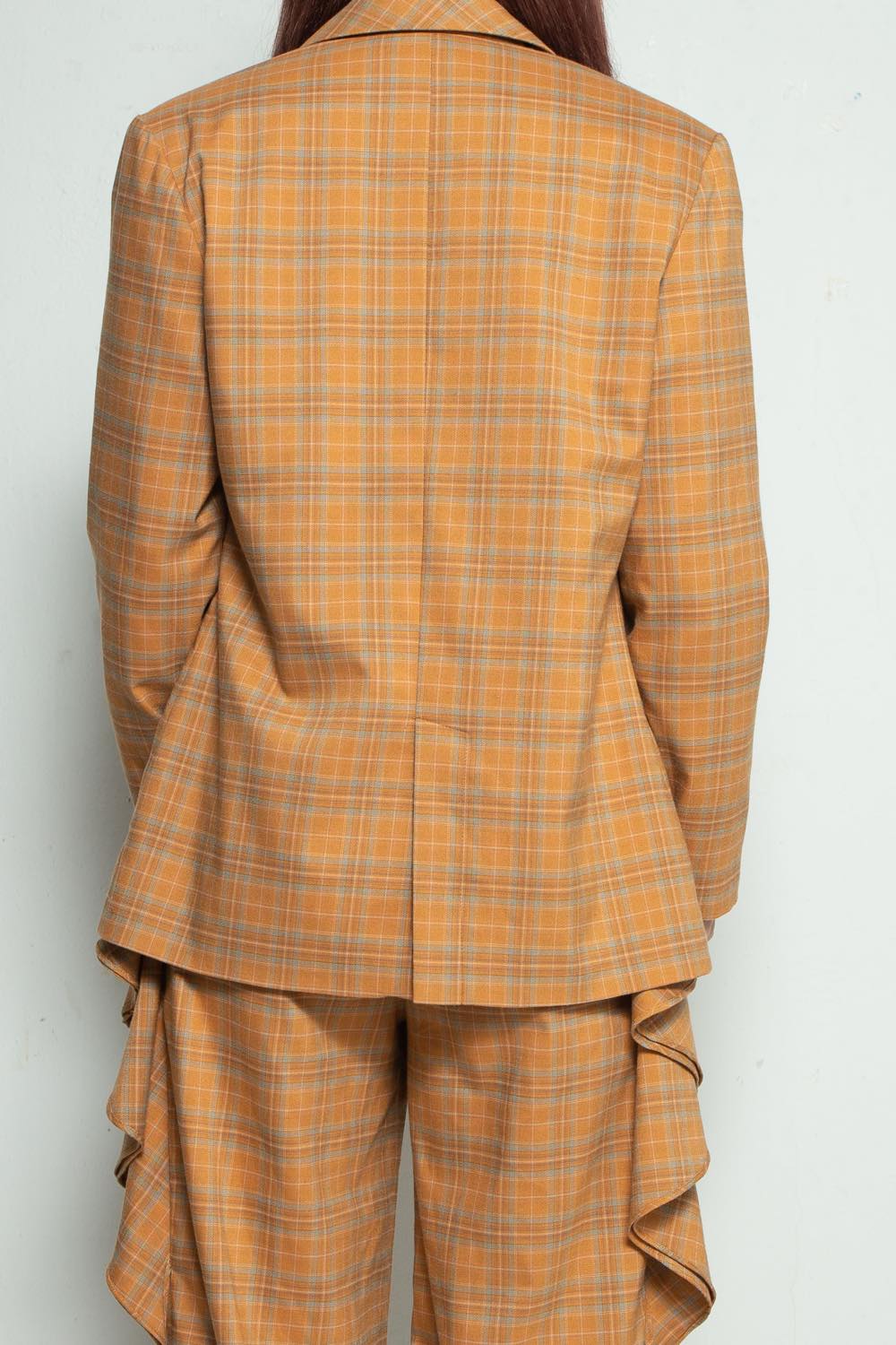 Check Jacket Orange