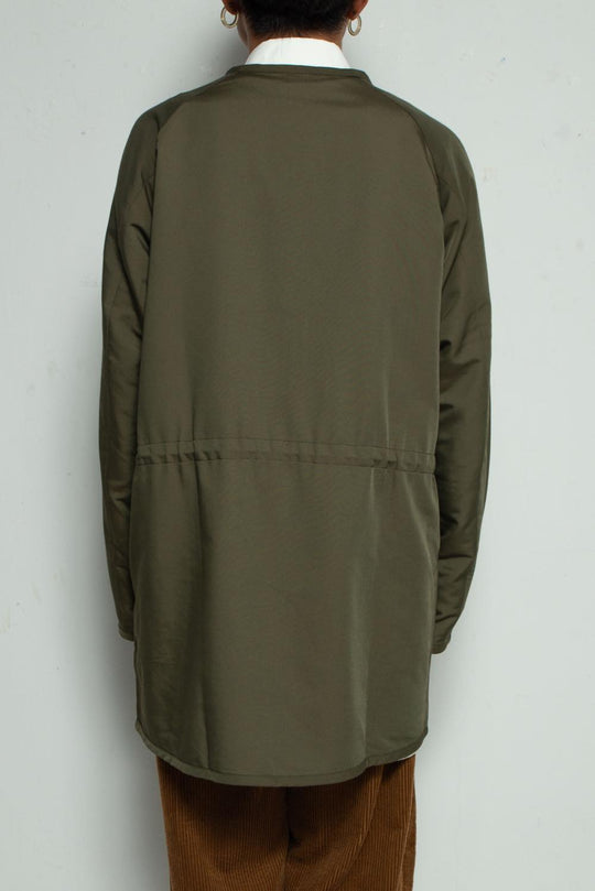 Cotton Nylon Long Cardigan