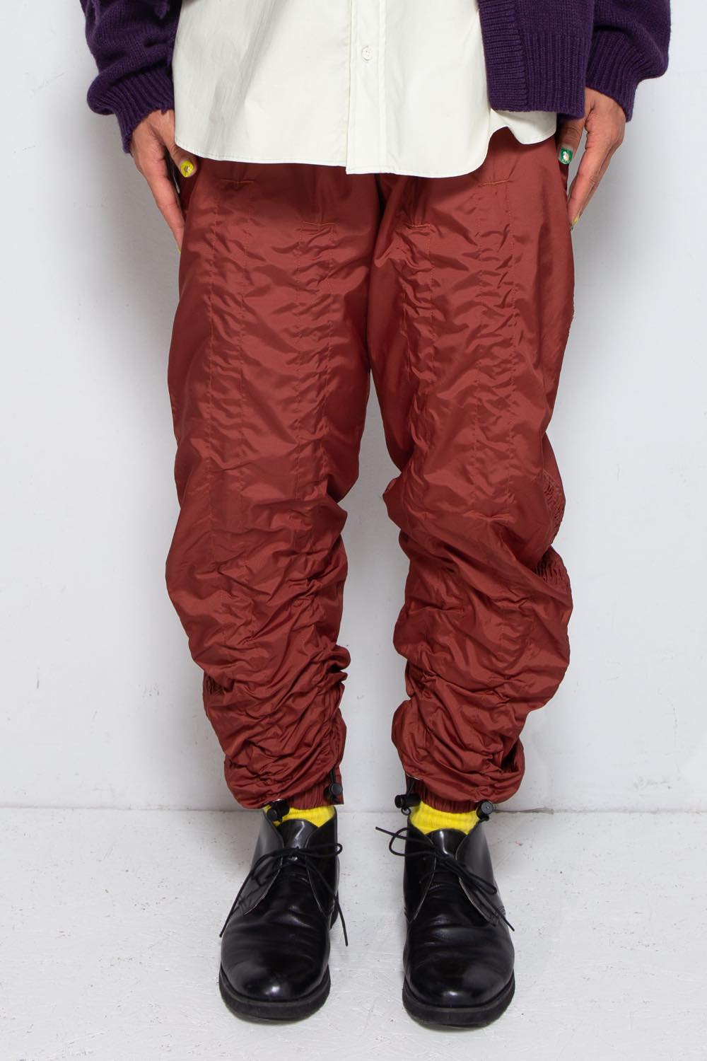 新品■Fendart Draw Code Pants ドローコードパンツ Drawcode Pants Red 𝑴𝒆𝒓𝒈𝒆 𝑴𝒂𝒋𝒖𝒓𝒅𝒂𝒏 マージマジョルダン