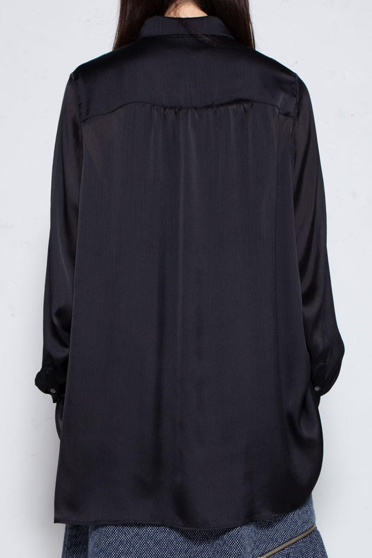ドレープシャツ BLACK