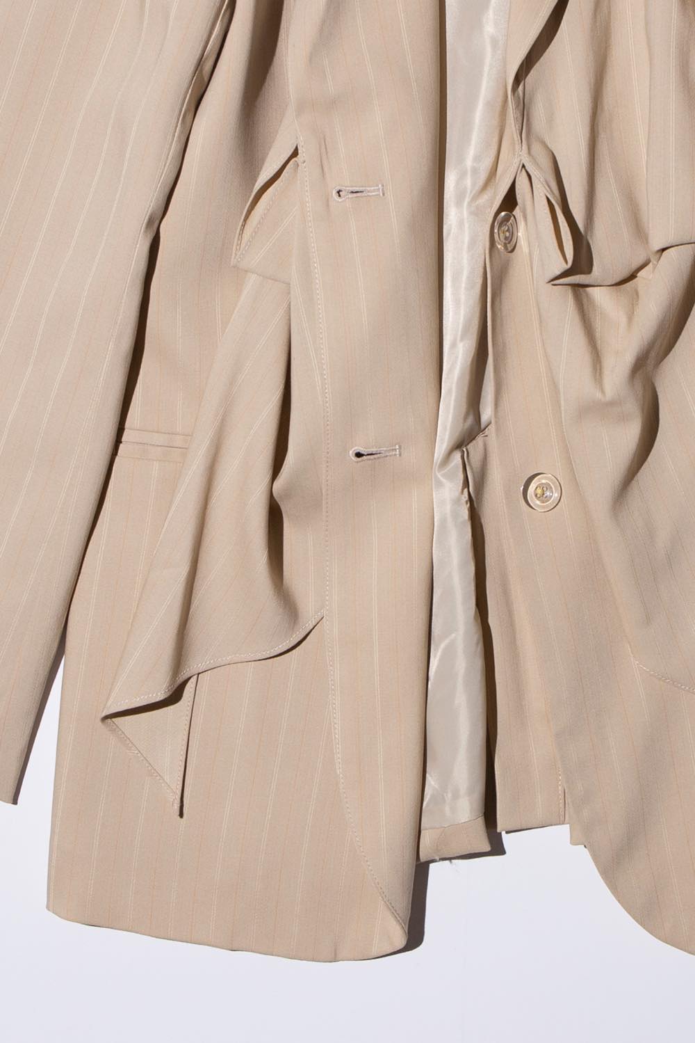 Drape Jacket Brownstripe