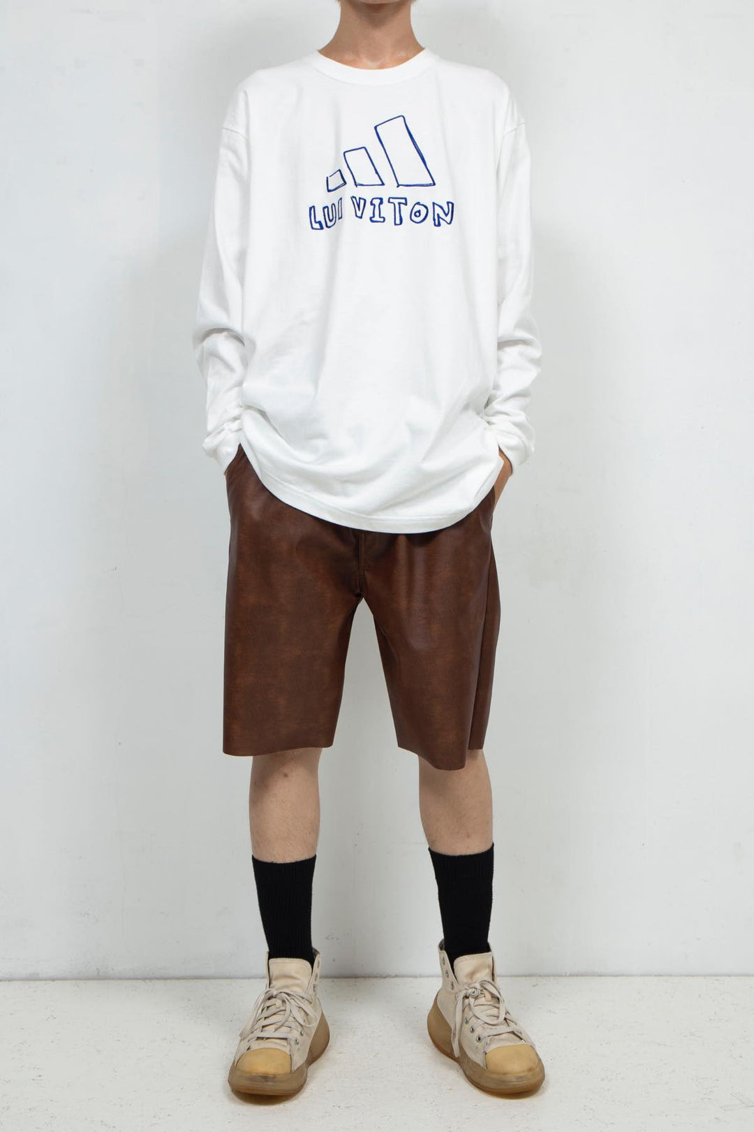 BROKEN LOGO L/S TEE