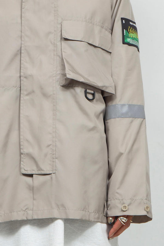 DEFORMATION MILITARY N-2B SHIRT BLOUSON SAND BEIGE