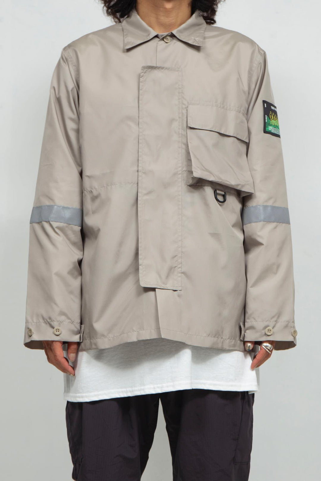 DEFORMATION MILITARY N-2B SHIRT BLOUSON SAND BEIGE