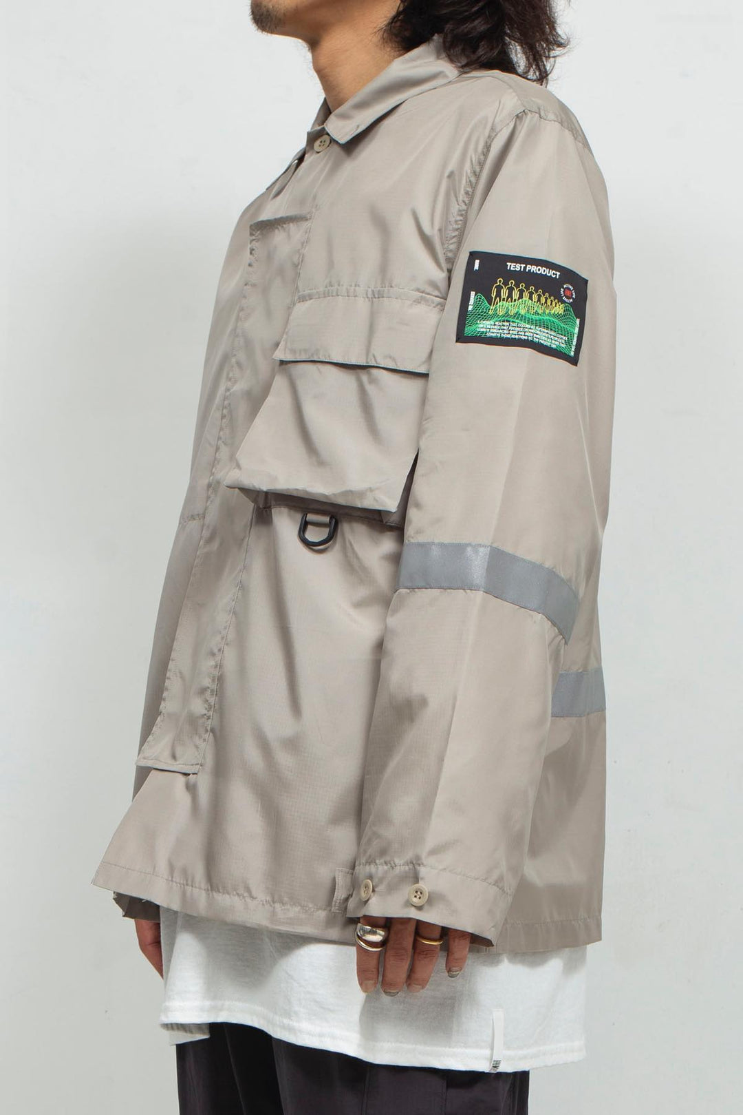 DEFORMATION MILITARY N-2B SHIRT BLOUSON SAND BEIGE