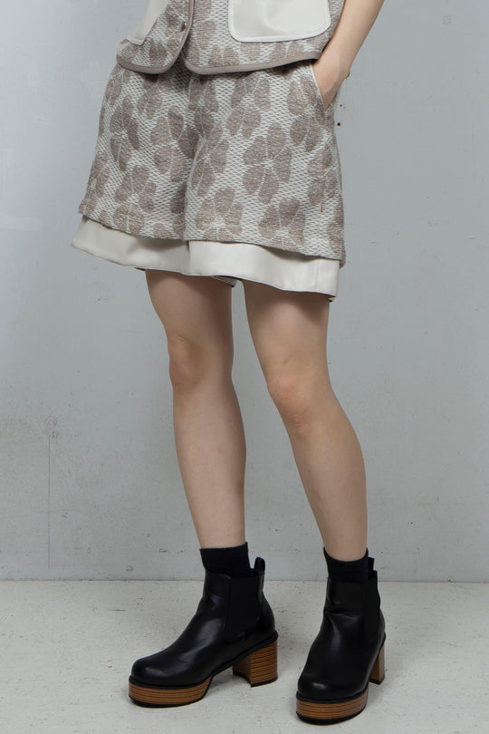 Flower Jacquard Culotte