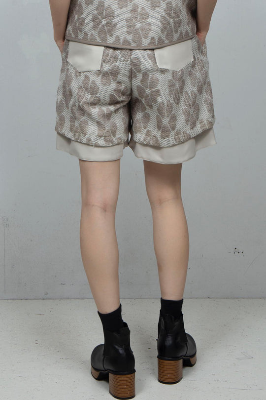 Flower Jacquard Culotte