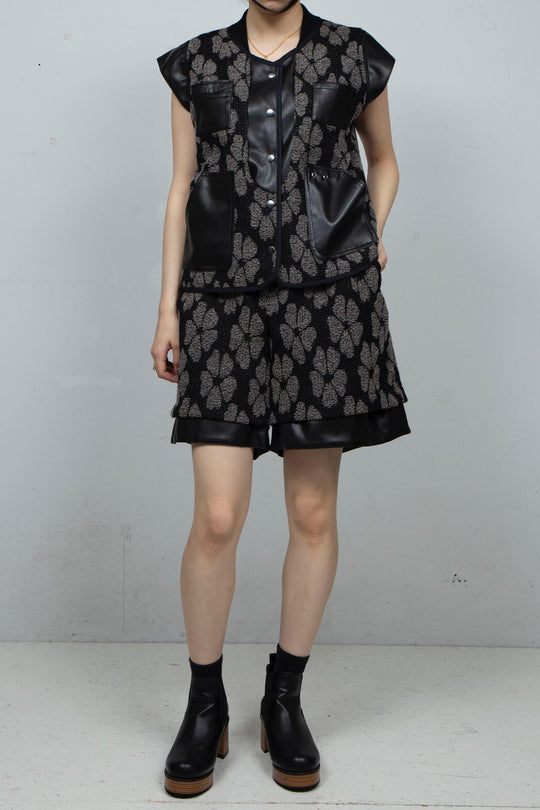 Flower Jacquard TOBI Vest