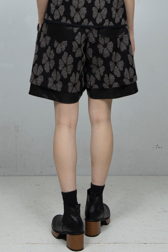 Flower Jacquard Culotte