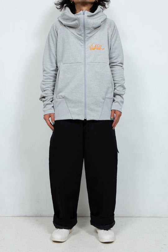 ムーンハイネックパーカー Grey