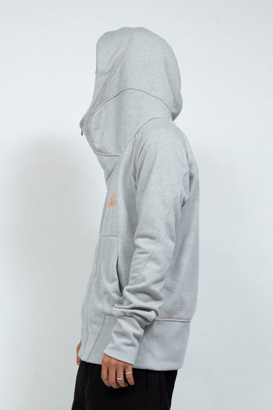 ムーンハイネックパーカー Grey