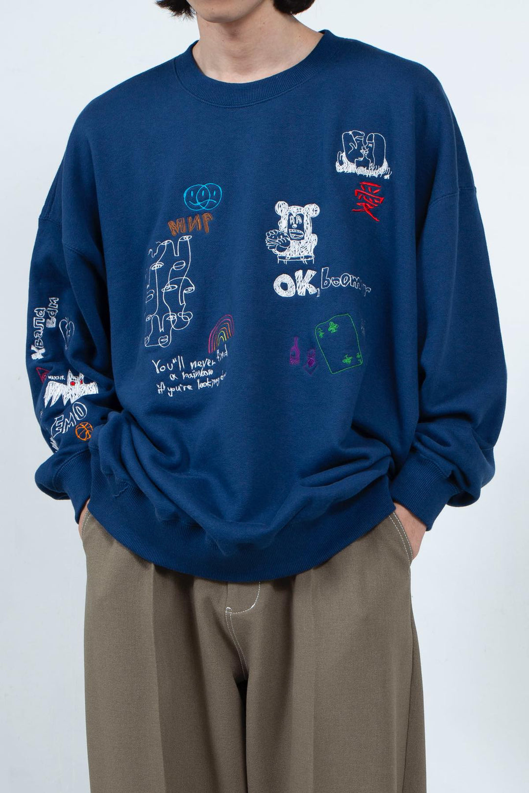 His scribble BIG sweatshirt