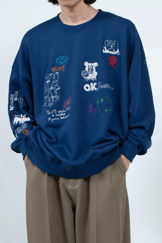 His scribble BIG sweatshirt
