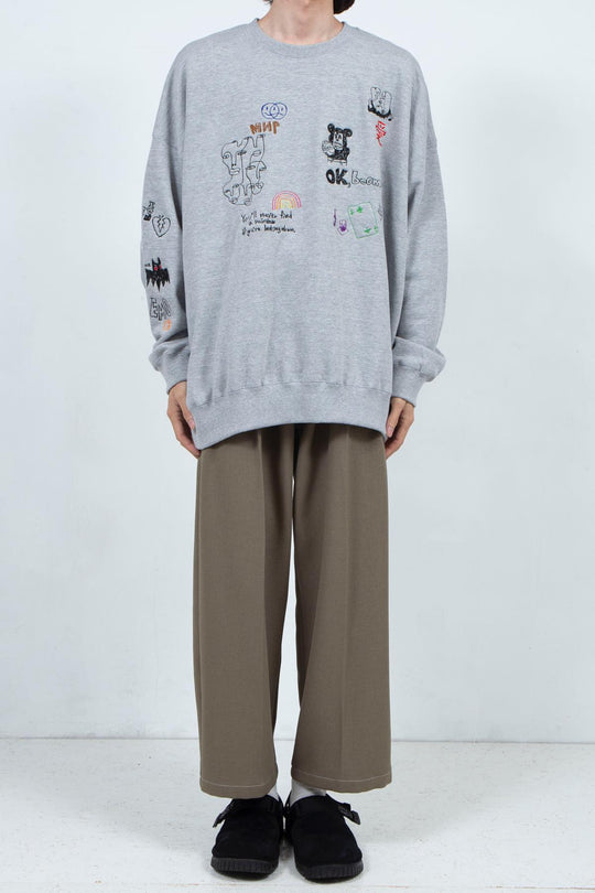 His scribble BIG sweatshirt