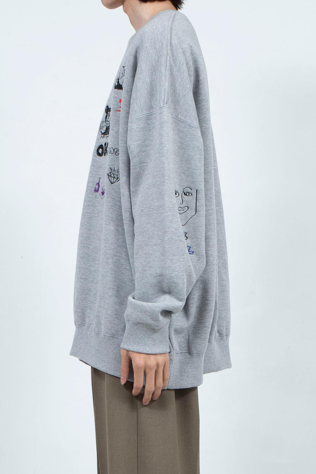 His scribble BIG sweatshirt