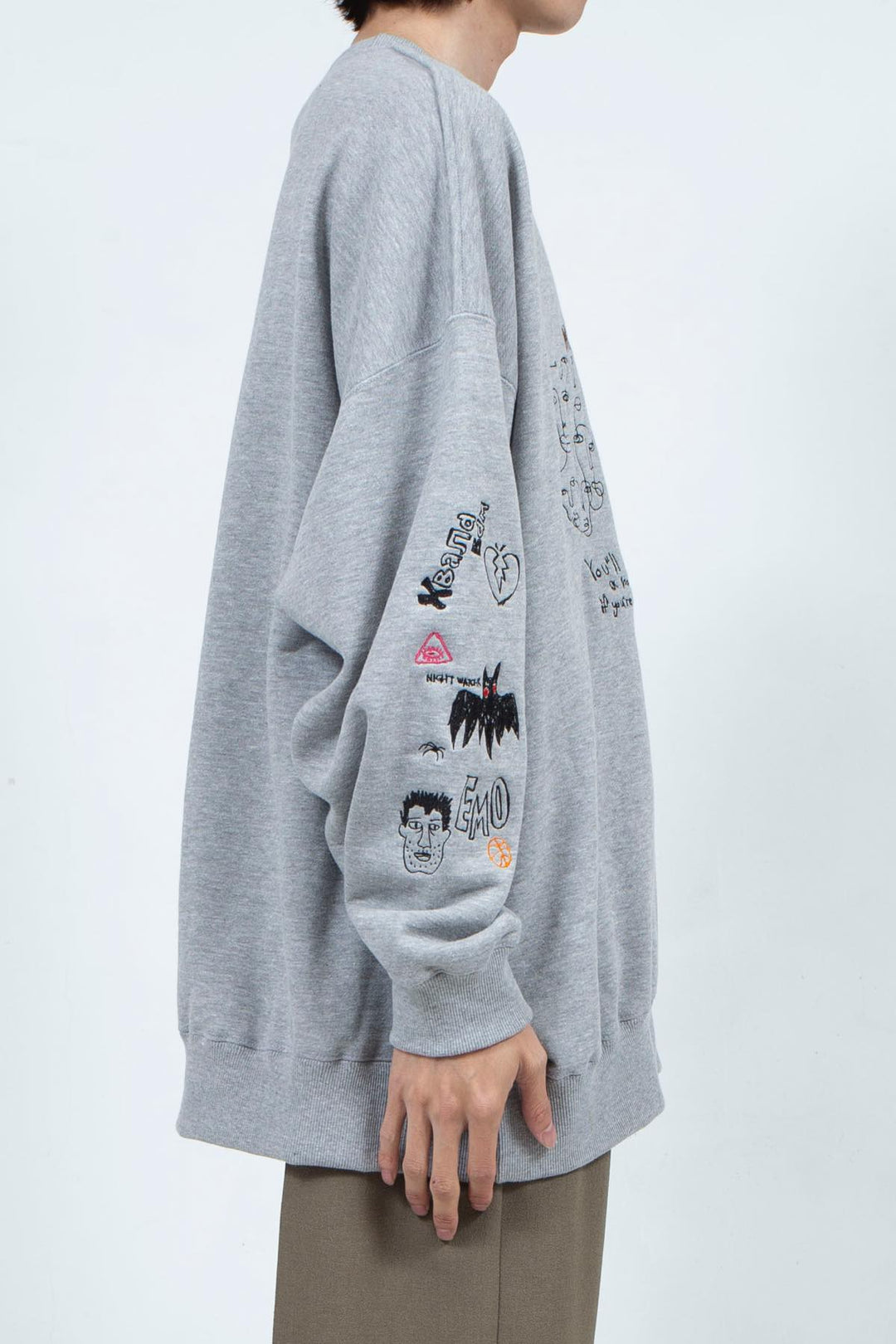 His scribble BIG sweatshirt