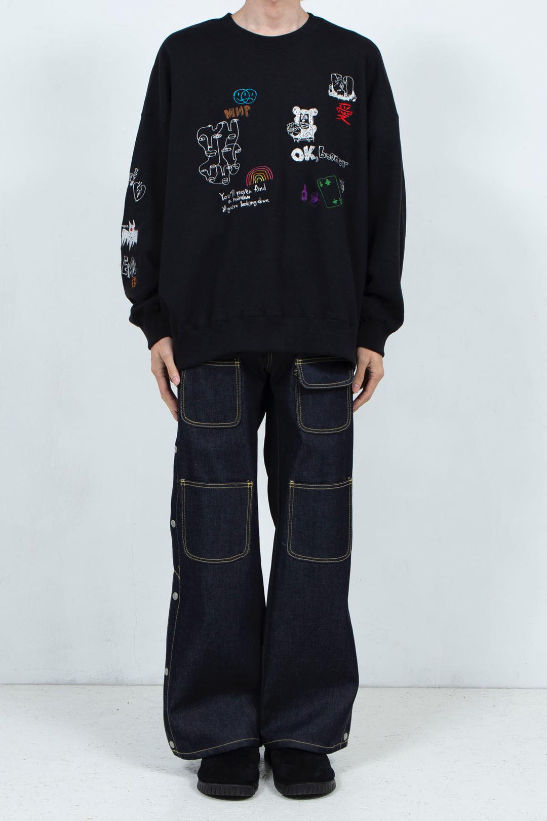 His scribble BIG sweatshirt
