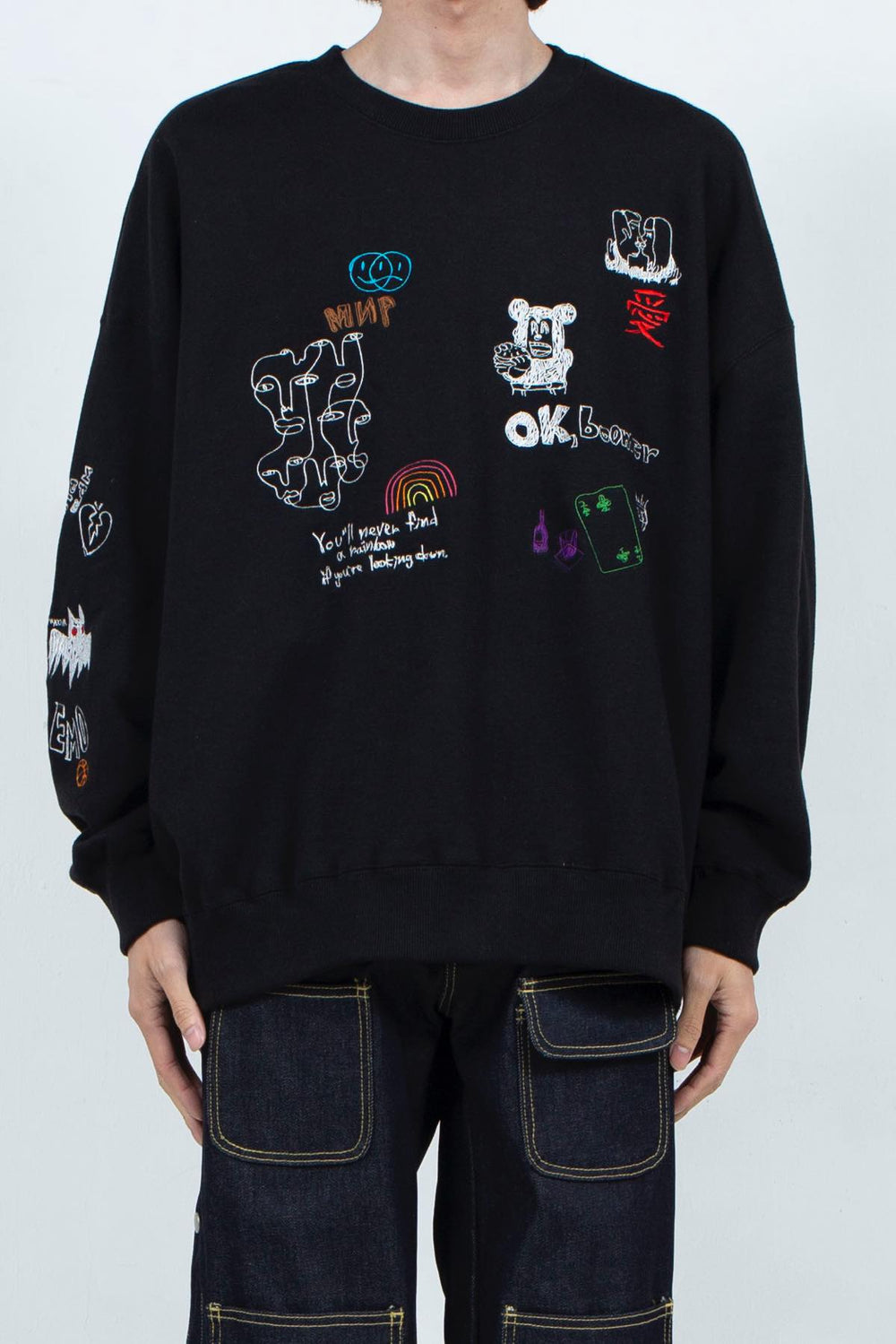 His scribble BIG sweatshirt