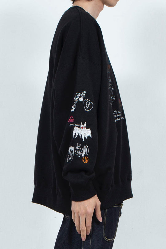 His scribble BIG sweatshirt