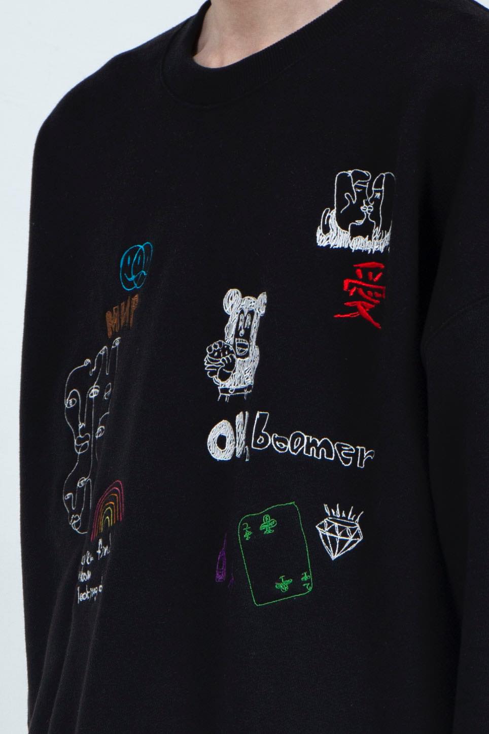His scribble BIG sweatshirt