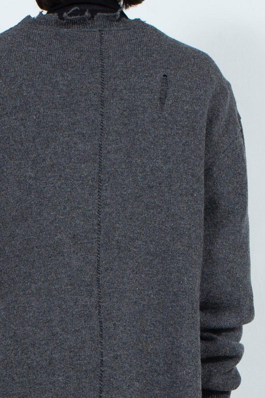 Roll Long Cardigan(Gray)