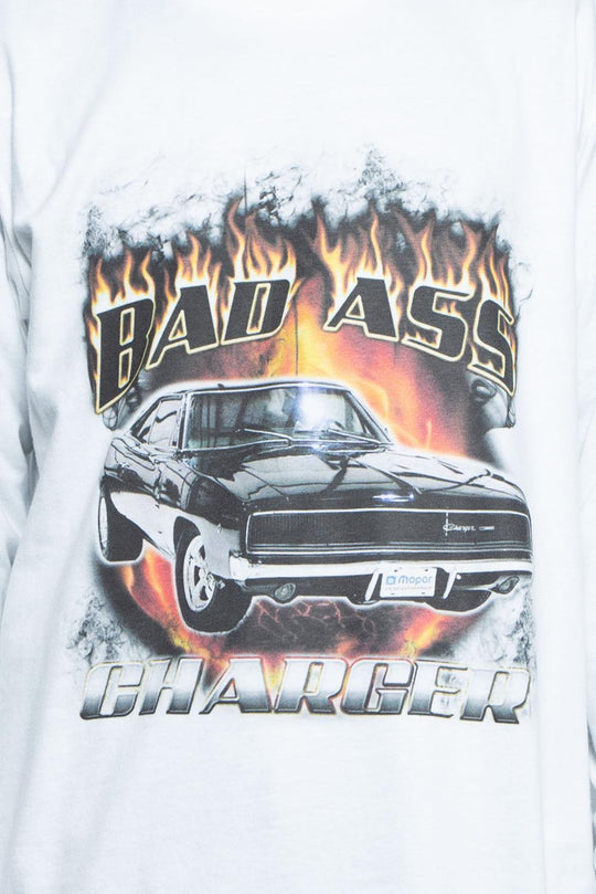 BAD ASS CHARGER L/S TEE