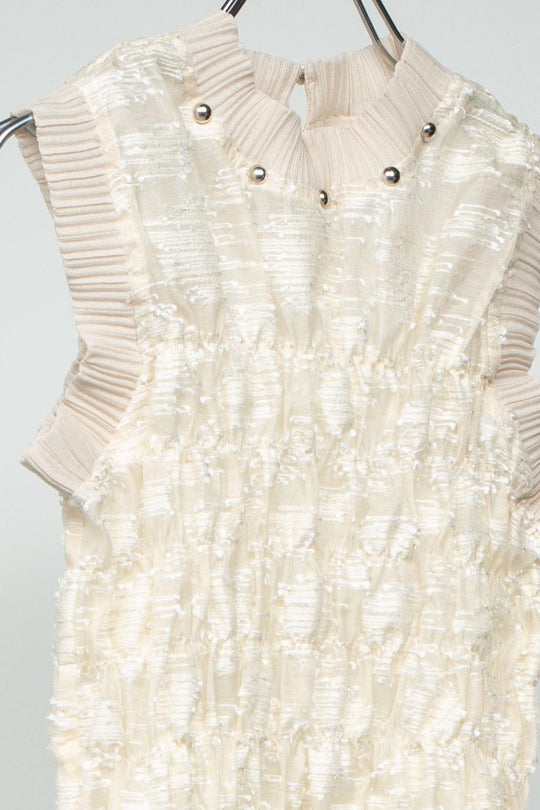 Water surface Jacquard Tops