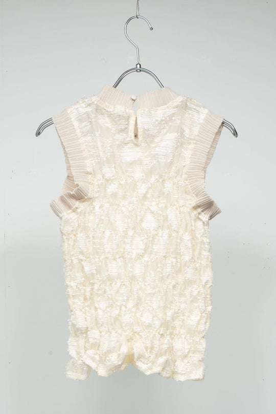 Water surface Jacquard Tops