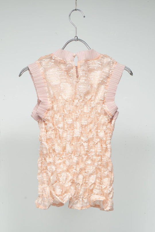 Water surface Jacquard Tops