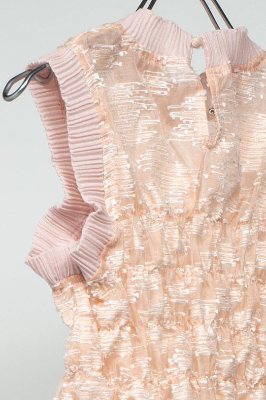 Water surface Jacquard Tops