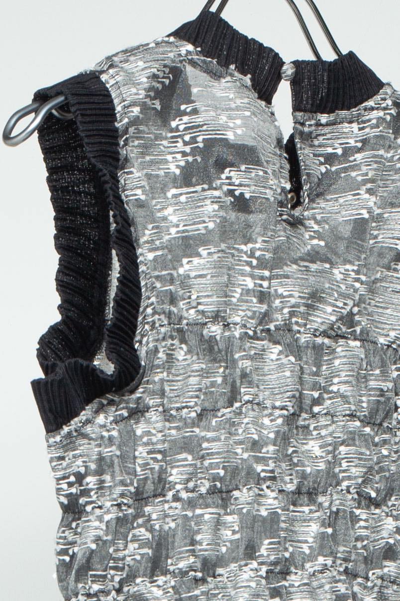 Water surface Jacquard Tops