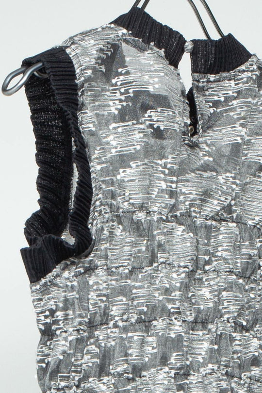 Water surface Jacquard Tops