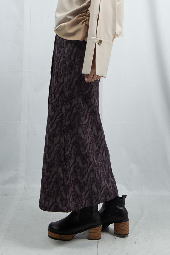 Paisley Jacquard Skirt