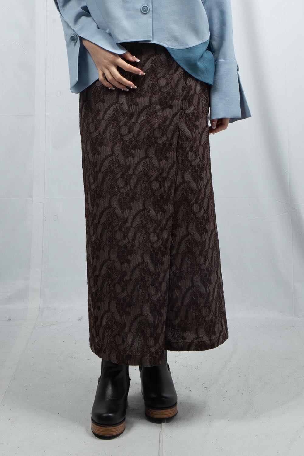 Paisley Jacquard Skirt