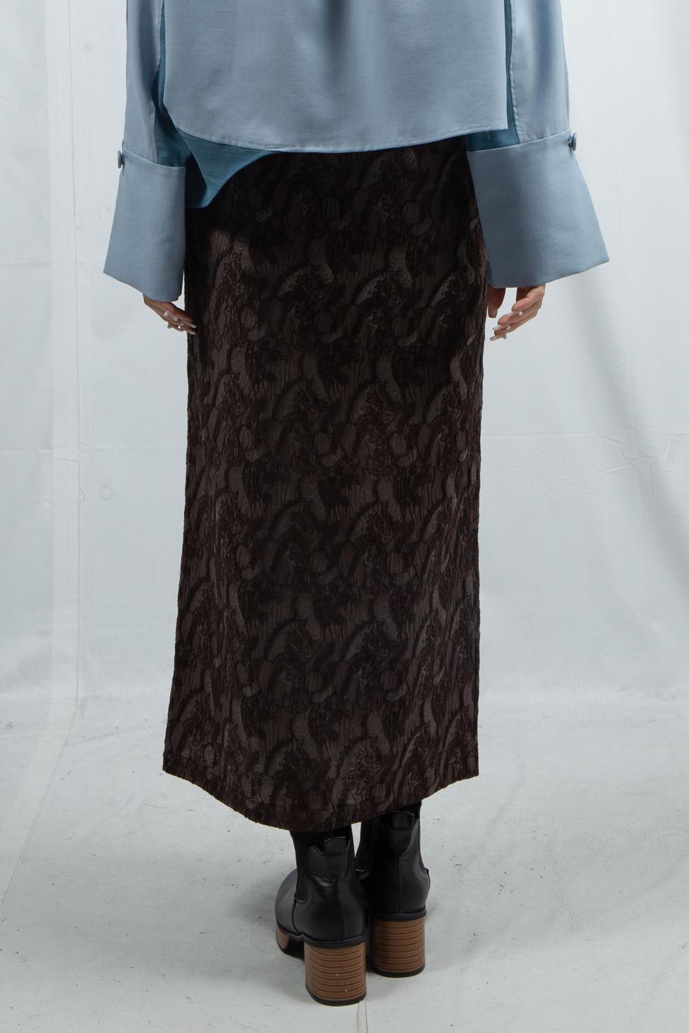 Paisley Jacquard Skirt