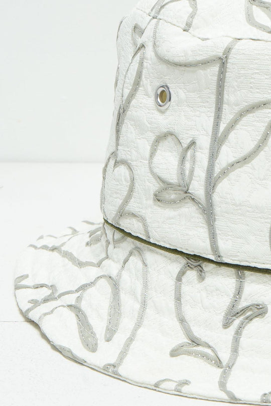 Flower Embroidery Bucket hat