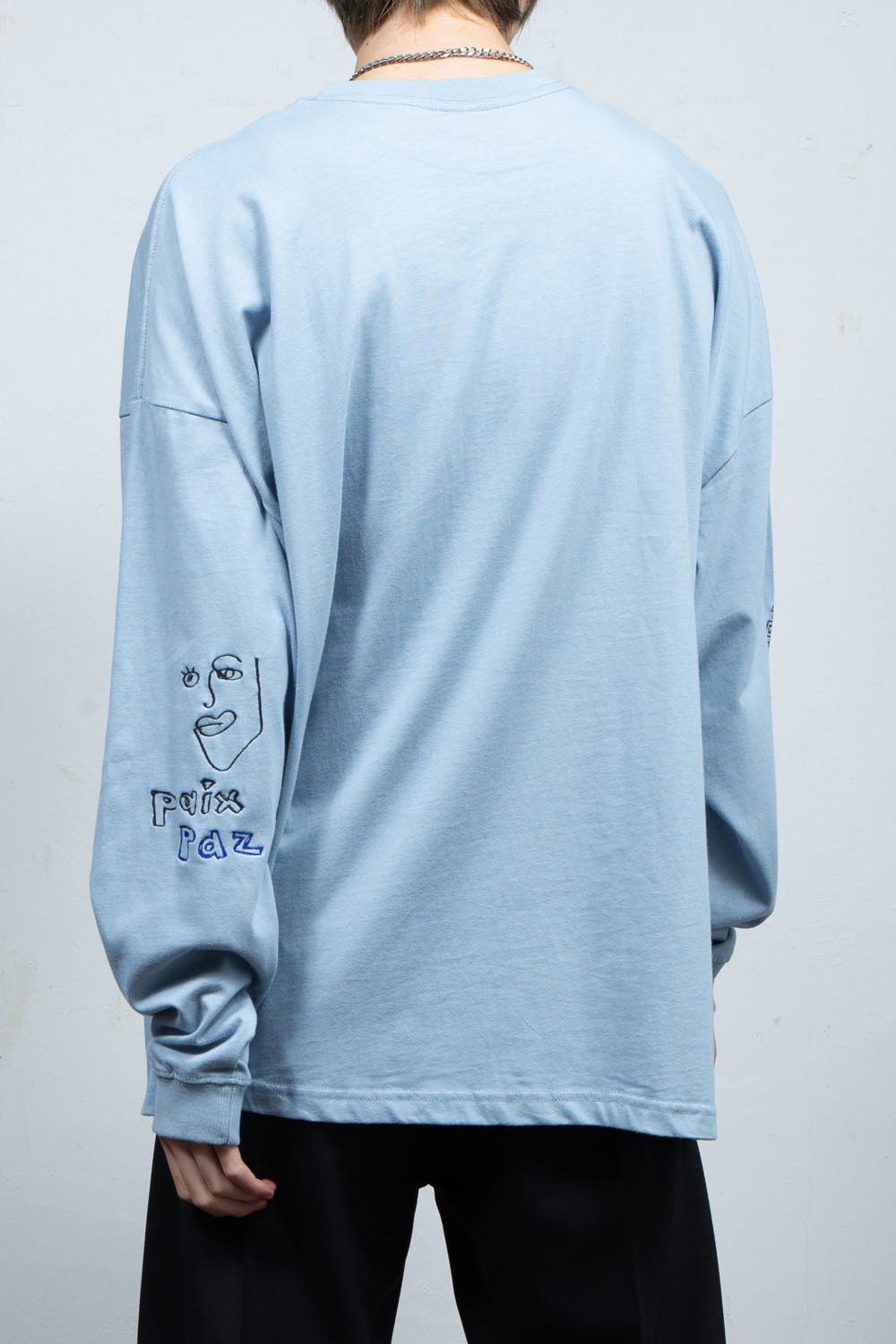His scribble BIG L/S TEE