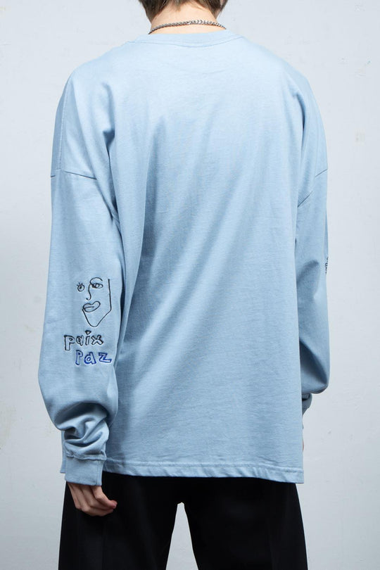 His scribble BIG L/S TEE