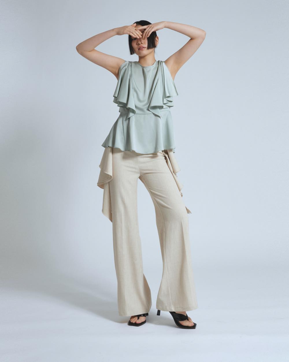 Drape Pants Brownstripe