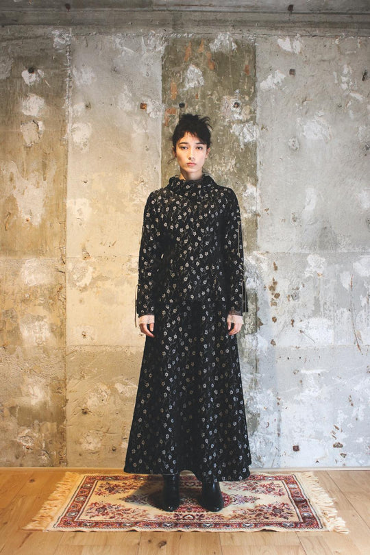 Flower Jacquard Skirt
