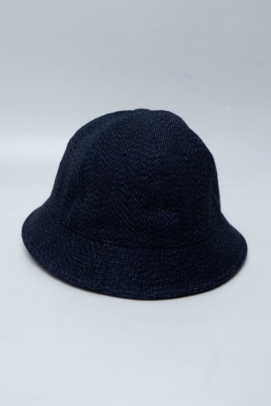 Indigo Oxford Bowl Hat