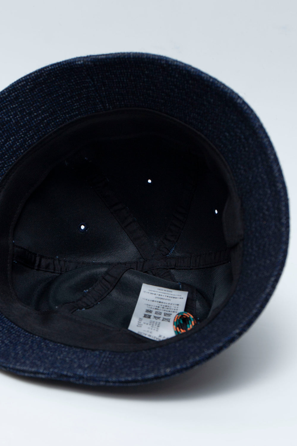 Indigo Oxford Bowl Hat