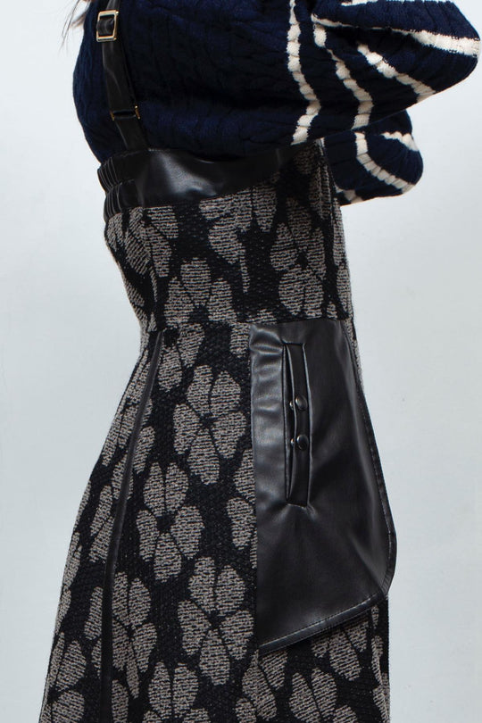 Flower Jacquard Dress