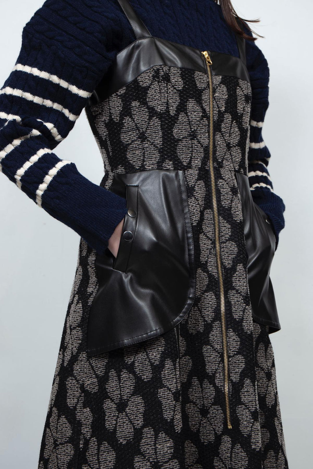 Flower Jacquard Dress