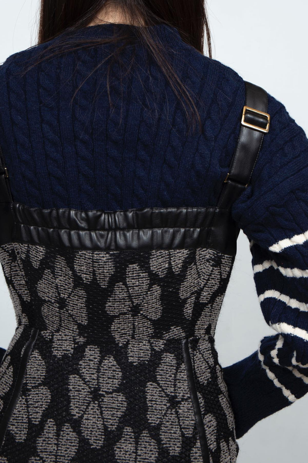 Flower Jacquard Dress