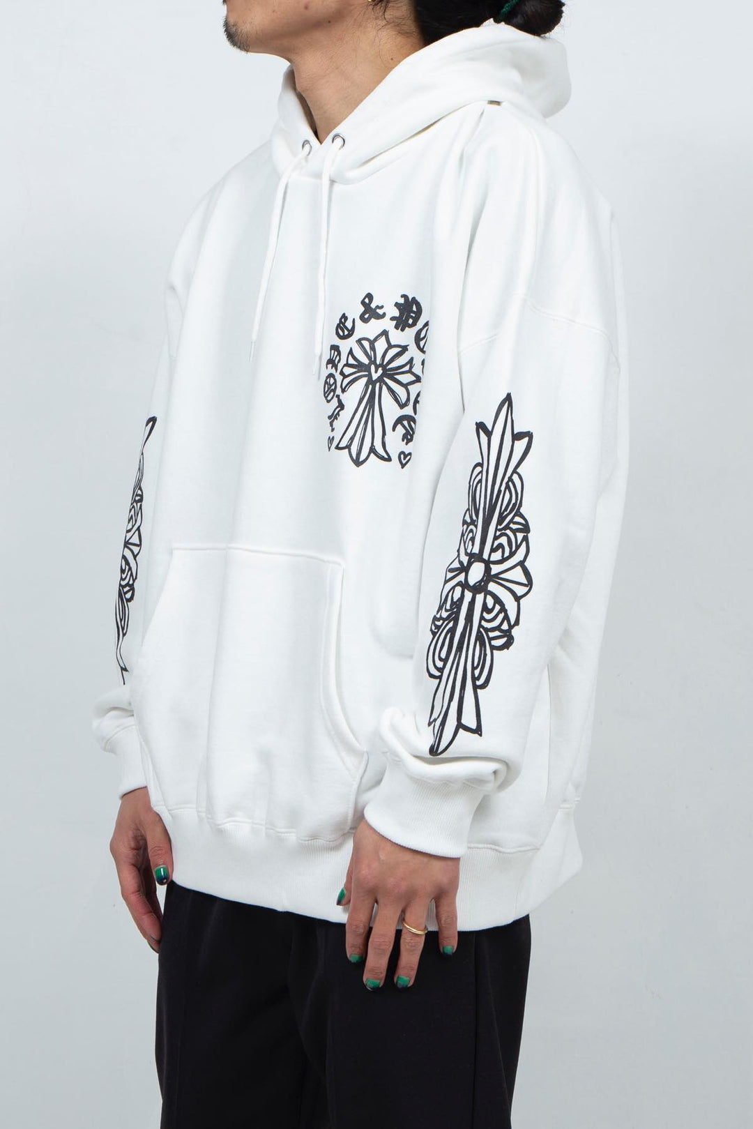 PACIFIST BIKER `S BIG HOODIE SWEAT