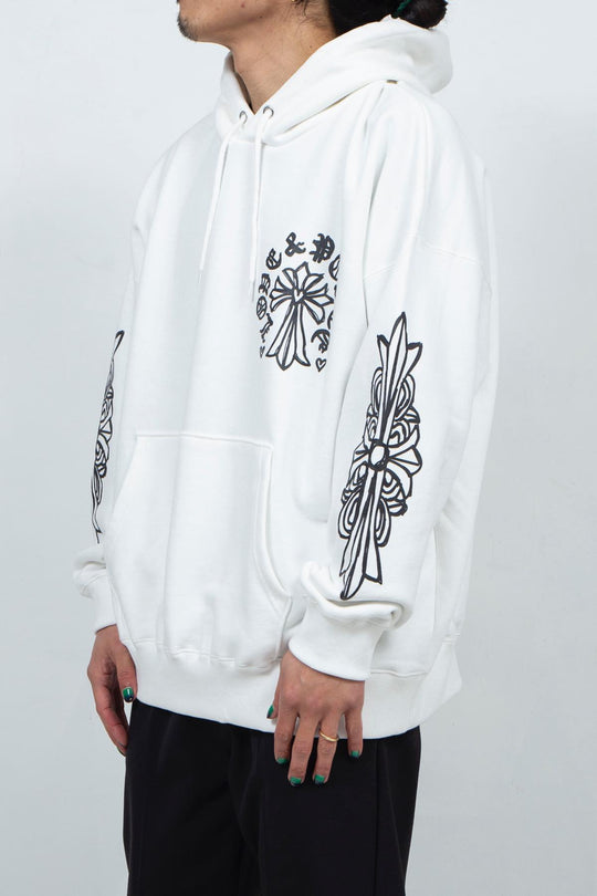 PACIFIST BIKER `S BIG HOODIE SWEAT