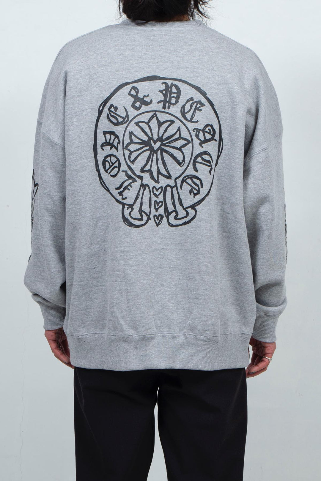 PACIFIST BIKER `S BIG SWEATSHIRT
